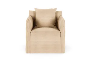 Bronte Modern Armchair, Florence Natural, by Lounge Lovers by Lounge Lovers, a Chairs for sale on Style Sourcebook