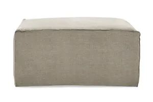 Bronte Ottoman, Linen Mist, by Lounge Lovers by Lounge Lovers, a Ottomans for sale on Style Sourcebook