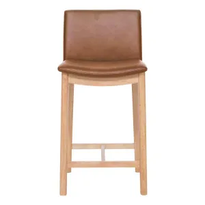 Everest Bar Chair in Ultra Leather Light Brown / Clear by OzDesignFurniture, a Bar Stools for sale on Style Sourcebook