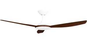 Calibo Condor 52" DC Ceiling Fan with Remote Control White and Koa by Calibo, a Ceiling Fans for sale on Style Sourcebook