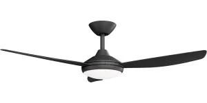 Calibo Condor 48" DC Ceiling Fan with LED Light and Remote Control Black by Calibo, a Ceiling Fans for sale on Style Sourcebook