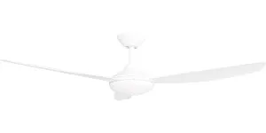 Calibo Condor 56" DC Ceiling Fan with LED Light and Remote Control White by Calibo, a Ceiling Fans for sale on Style Sourcebook