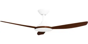 Calibo Condor 48" DC Ceiling Fan with Remote Control White and Koa by Calibo, a Ceiling Fans for sale on Style Sourcebook