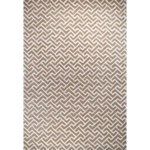 Artisan - Opulence Labirent Rug Taupe White by Love That Homewares, a Contemporary Rugs for sale on Style Sourcebook