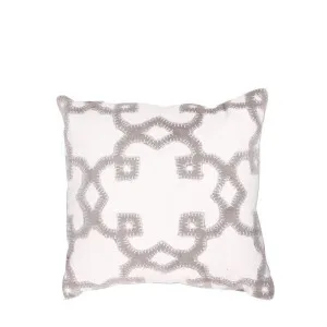 Trellis Cushion Grey 45x45cm by Love That Homewares, a Cushions, Decorative Pillows for sale on Style Sourcebook