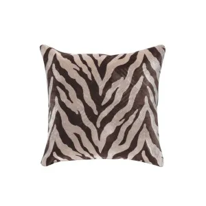 Tate Cushion Chocolate 50 x 50cm by Love That Homewares, a Cushions, Decorative Pillows for sale on Style Sourcebook