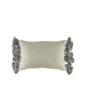 Tassel Cushion Grey 55 x 35cm by Love That Homewares, a Cushions, Decorative Pillows for sale on Style Sourcebook