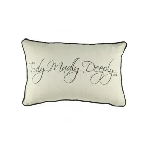 Romance Truly Cushion 55 x 35cm by Love That Homewares, a Cushions, Decorative Pillows for sale on Style Sourcebook