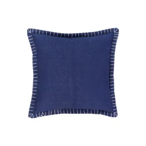 Levi Cushion Indigo 50 x 50cm by Love That Homewares, a Cushions, Decorative Pillows for sale on Style Sourcebook