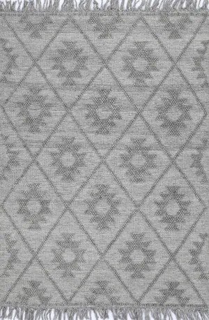 Diego Geometric Grey Multi Wool Rug by Love That Homewares, a Contemporary Rugs for sale on Style Sourcebook