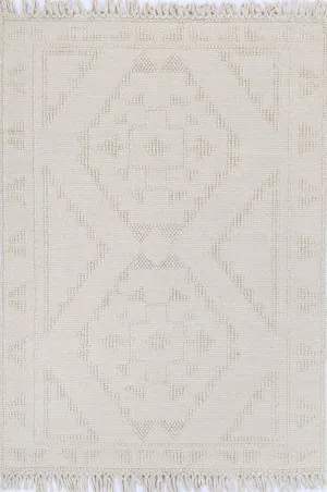 Diego Ornamental Beige Wool Rug by Love That Homewares, a Contemporary Rugs for sale on Style Sourcebook