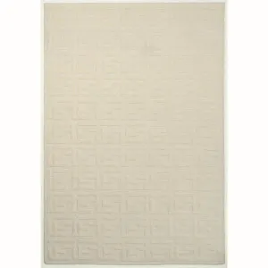 Fabien Monogram Cream by Love That Homewares, a Contemporary Rugs for sale on Style Sourcebook