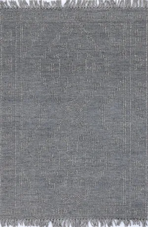 Diego Ornamental Grey Multi Wool Rug by Love That Homewares, a Contemporary Rugs for sale on Style Sourcebook