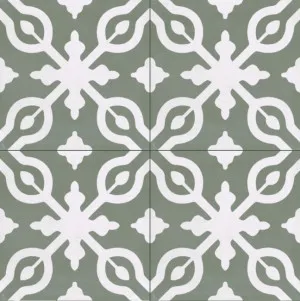 CONTRASTI HAMPTONS CELADON 200X200 by Amber, a Patterned Tiles for sale on Style Sourcebook