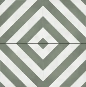 CONTRASTI HAVANA CELADON 200X200 (TAP 10) by Amber, a Patterned Tiles for sale on Style Sourcebook