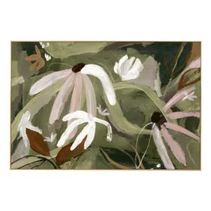 Floral Expression Box Framed Canvas in 62 x 42cm by OzDesignFurniture, a Painted Canvases for sale on Style Sourcebook