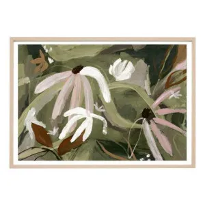 Floral Expression Framed Print in 87 x 62cm by OzDesignFurniture, a Prints for sale on Style Sourcebook