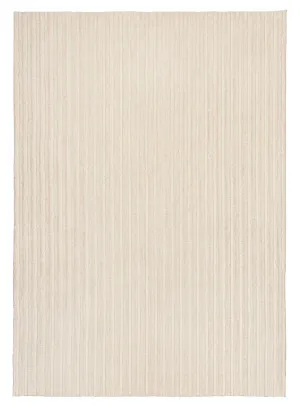 Veluz Cream Striped Washable Shag Rug by Miss Amara, a Shag Rugs for sale on Style Sourcebook