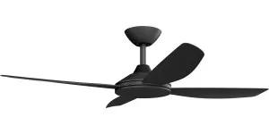 Calibo Vanga 48" DC Ceiling Fan with Remote Control Black by Calibo, a Ceiling Fans for sale on Style Sourcebook