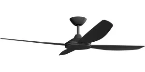 Calibo Vanga 56" DC Ceiling Fan with Remote Control Black by Calibo, a Ceiling Fans for sale on Style Sourcebook