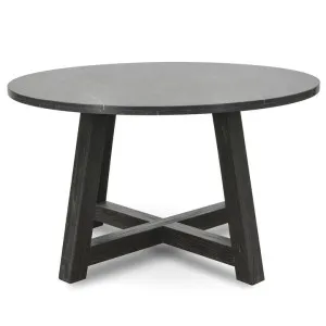 Clearance - Carlson 130cm Black Marble Dining Table with Glass Top. by Interior Secrets - AfterPay Available by Interior Secrets, a Dining Tables for sale on Style Sourcebook