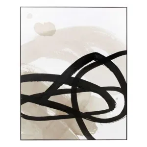 Nash Natural 1 Box Framed Canvas in 120 x 150cm by OzDesignFurniture, a Painted Canvases for sale on Style Sourcebook