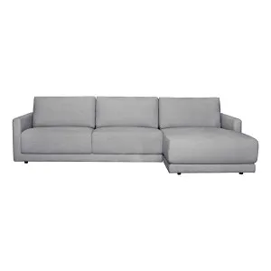 Hendrix 3 Seater Sofa + Chaise RHF in Prince Grey by OzDesignFurniture, a Sofas for sale on Style Sourcebook