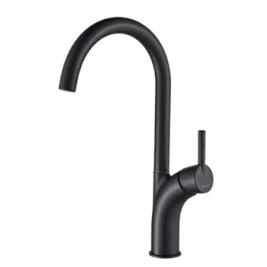 Atlanta Sink Mixer Lf | Made From Brass In Black By Raymor by Raymor, a Kitchen Taps & Mixers for sale on Style Sourcebook