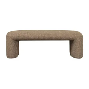 Piper Bench Ottoman - Cocoa Mocha Boucle by CAFE Lighting & Living, a Ottomans for sale on Style Sourcebook