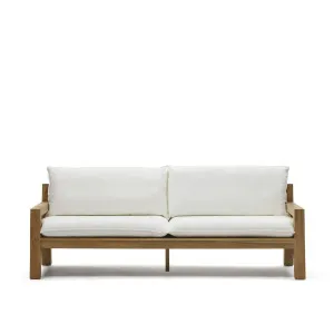 Forcanera 3 seater solid teak sofa, 211 cm by Kave Home, a Outdoor Sofas for sale on Style Sourcebook