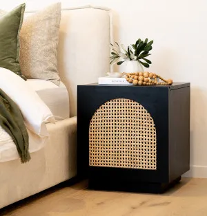 Miami Bedside Table - Black by Abide Interiors, a Bedside Tables for sale on Style Sourcebook