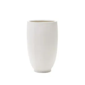 Aiguablava White Cement Planter Ø 75 cm by Kave Home, a Plant Holders for sale on Style Sourcebook