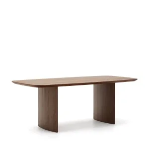 Litto table made from walnut veneer, 200 x 100 cm by Kave Home, a Dining Tables for sale on Style Sourcebook