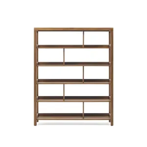 Sashi shelving unit made in solid teak wood 150 x 185 cm by Kave Home, a Cabinets, Chests for sale on Style Sourcebook