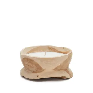 Maelia wooden candle with a natural finish Ø 25 cm by Kave Home, a Candles for sale on Style Sourcebook