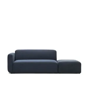 Neom 2 seater modular sofa with back module in blue, 244 cm by Kave Home, a Sofas for sale on Style Sourcebook