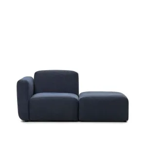 Neom 1 seater modular sofa with back module in blue, 169 cm by Kave Home, a Sofas for sale on Style Sourcebook