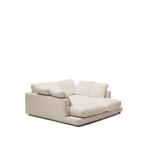 Gala 3 seater sofa with double chaise longue in beige, 210 cm by Kave Home, a Sofas for sale on Style Sourcebook