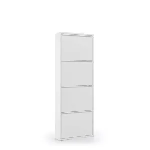 Shoe rack Ode 50 x 136 cm 4 doors white by Kave Home, a Storage Units for sale on Style Sourcebook