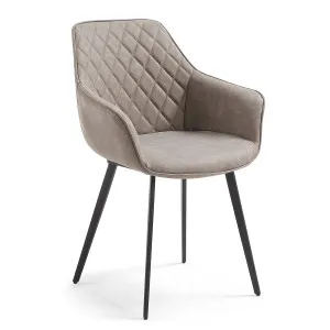 Amira chair in light grey by Kave Home, a Dining Chairs for sale on Style Sourcebook