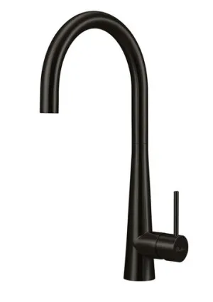 Essente Gooseneck Mixer | Made From Stainless Steel In Black By Oliveri by Oliveri, a Kitchen Taps & Mixers for sale on Style Sourcebook