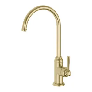 Cromford Side Lever Sink Mixer 4Star Brushed Lead Free In Gold By Phoenix by PHOENIX, a Kitchen Taps & Mixers for sale on Style Sourcebook