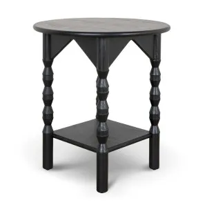 Globo 52cm Side Table - Full Black by Interior Secrets - AfterPay Available by Interior Secrets, a Side Table for sale on Style Sourcebook