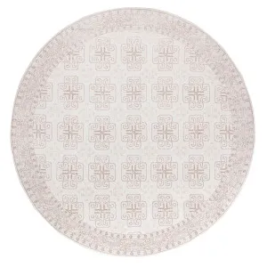 Aggy Grey Neutral Plush Rollie Pollie Round Playmat by Miss Amara, a Persian Rugs for sale on Style Sourcebook