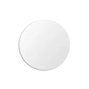 Ex Display - Flynn 50cm Round Mirror - White by Interior Secrets - AfterPay Available by Interior Secrets, a Mirrors for sale on Style Sourcebook