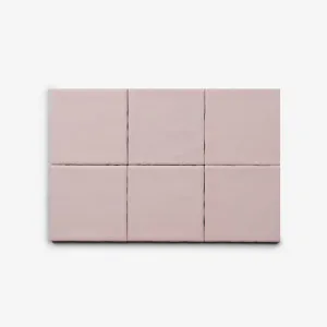 Blush Luca Hand Made Gloss Tile 100 x 100 x 8mm by The Blue Space, a Ceramic Tiles for sale on Style Sourcebook