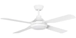 Martec Discovery II 56" AC Ceiling Fan with 15W Dimmable LED Light White by Martec, a Ceiling Fans for sale on Style Sourcebook