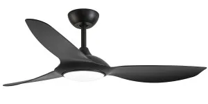 Claro Glider 52? DC Ceiling Fan with CCT LED Light and Remote Black by Claro, a Ceiling Fans for sale on Style Sourcebook