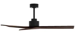 Claro Organic 52" DC Ceiling Fan with Remote Black & Walnut by Claro, a Ceiling Fans for sale on Style Sourcebook