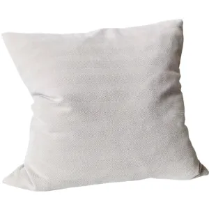 Ellie Herringbone Cushion 55cm Square - Cream White by Macey & Moore, a Cushions, Decorative Pillows for sale on Style Sourcebook